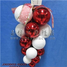 供应圣诞用品圣诞电镀饰品挂件葡萄串饰品出口圣诞礼品