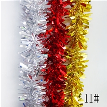 厂家批发圣诞毛条圣诞彩条茜草圣诞装饰场景布置道具婚庆装饰