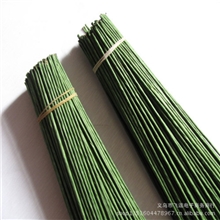 批发2mm绿皮铁丝杆子优质仿真花杆花枝卡通塑形包花材料200根价