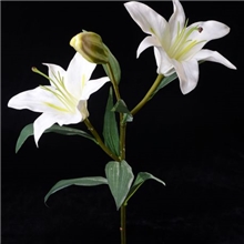 新款仿真花PU手感香水百合仿真花婚礼手捧花仿真百合花批发