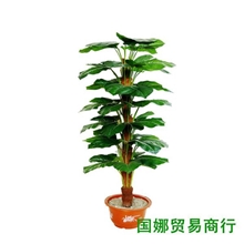 厂家直销高档仿真植物盆栽开业送礼假树盆景1.6米包棕滴水观音