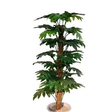 高档仿真植物盆栽假树盆景1.6米包棕喜林芋不带花盆厂家小额批发