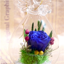 保鲜花纯手工创意玫瑰天使瓶永不凋零的爱情人节送女友礼物