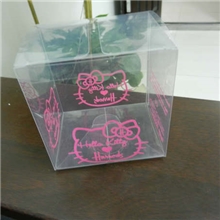 义乌厂家定做pvc塑料盒折盒批发小方盒