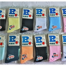 六指鼠童袜儿童袜子春秋纯棉袜宝宝袜舒适透气全棉薄袜6-10岁813