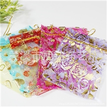 定制圣诞礼品袋、珍珠沙袋、柯根纱袋