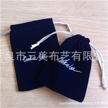 小绒布袋饰品袋布袋包装义乌绒布袋厂家束口拉绳绒布袋
