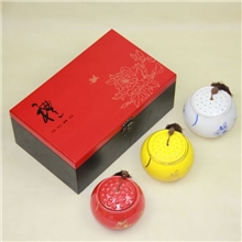 新款一鹭莲升茶叶礼盒高档茶叶木质包装批发