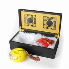 高档茶叶包装茶叶罐通用瓷密封罐畅销镂空木盒厂家批发