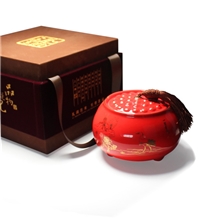 厂家直供一鹭莲升新款茶叶礼盒装普洱茶陶瓷罐半斤包装盒