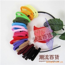 淘宝小礼品赠品高弹力无接缝彩色毛巾发圈饰品批发义乌小礼物