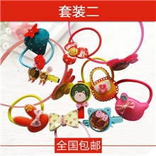 义乌韩版发饰儿童头饰高档精美包邮饰品套装小女孩礼物