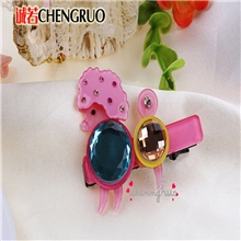 高档精美水晶头饰发饰外贸出口女孩饰品发夹发卡批发