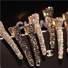 爆款韩国饰品名媛珍珠水钻发夹鸭夹边夹头饰韩版发夹