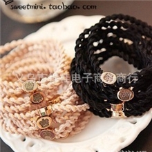 juicy*高弹力韩国进口皇冠标简单款发绳发圈