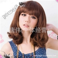 厂家直销梨花头中长假发女短发梨花头时尚梨花头假发韩国