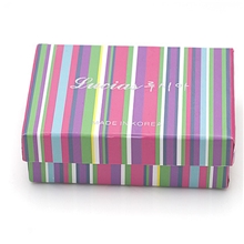 2012新款韩国代购饰品批发代理TB0015彩条lucias礼品盒饰品包装盒