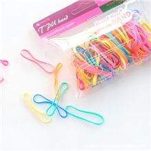 秋冬新款韩国代购饰品批发代理HT533多彩皮筋小发圈(一包约100个)