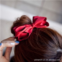 200元饰品混批一件代发韩国进口新品HK1067简约大蝴蝶结边夹发夹
