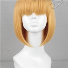 cosplay假发进击的巨人-阿明&middot;阿诺德爱尔敏金色BOBO动漫假发