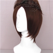 cosplay假发进击的巨人韩吉佐耶中分本体+30厘米虎口动漫假发定做