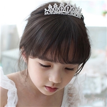 杰轩水钻皇冠发插新娘皇冠儿童高贵皇冠女童头饰可批发