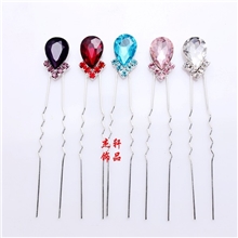 流行美/丽正品水滴发簪插针杰轩饰品头饰可批发厂家直销
