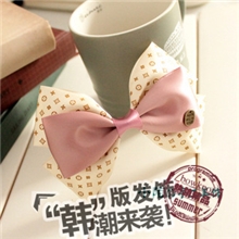 小陌饰品韩版头饰蕾丝蝴蝶结发饰少女发卡厂家直供发夹罗马假日