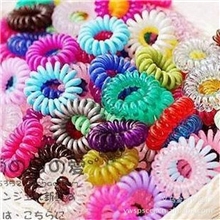 韩版皮筋糖果色实用弹性好电话线小号发圈发绳头饰批发特价