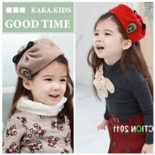 【2元店】韩版幼儿童发饰头饰海军风发箍贝雷帽子发卡女童头箍