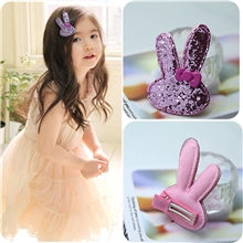 【2元店】韩国发夹儿童发饰宝宝头饰小兔边夹可爱发夹饰品批发