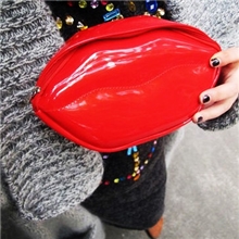 韩国专柜正品tonymoly魔法森林KISS性感红唇化妆包收纳包手拿包女