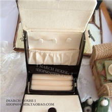 出口欧美外贸原单复古vintage古董手提折叠便携带镜首饰盒|首饰箱