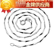 女款925纯银项链瓜子链白铜镀白金项链韩国饰品银饰爆款