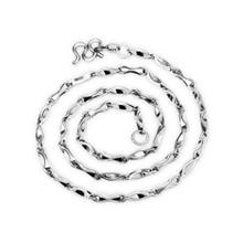 单链爆款925纯银项链元宝链女款镀白金配链欧美饰品厂家