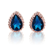 精品耳环奥地利水晶饰品高档饰品定制淘宝爆款产品订做保色金