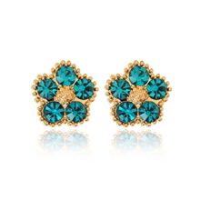 韩版无耳洞耳夹批发韩国耳夹无痛三角软垫耳夹奥地利耳环混批