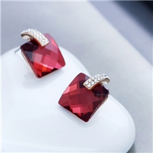 精品耳环中高档淘宝爆款玻璃水晶耳钉批发饰品厂家饰品混批