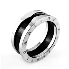 高质量宝家钛钢经典慈善纪念戒指低价批！！质感黑钢版