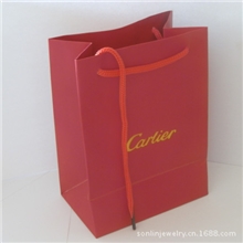 卡家专柜红色包装礼袋