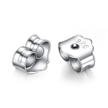 925纯银耳塞批发纯银耳堵银饰品耳饰配件银耳堵耳背