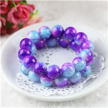 日本风原宿系星空手链男款14mm蓝紫热销款厂家直销批发义乌小饰品