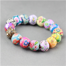 义乌厂家直销手工软陶饰品新款手链批发女款甜美可爱生日礼物