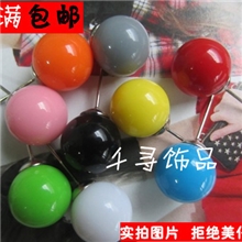 千寻韩版饰品甜美Elisha糖果耳钉圆圆耳钉厂家批发多色可选