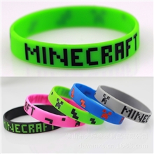 MINECRAFTCREEPER我的世界爬行者变脸腕带JJ怪苦力怕硅胶手环