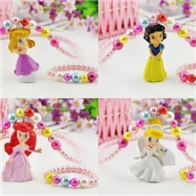 批发儿童头饰饰品宝宝发饰儿童发夹DISNEY迪斯尼五公主项链