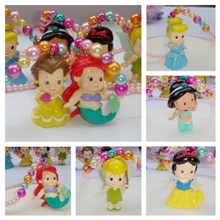 儿童头饰儿童配饰批发DISNEY迪士尼儿童项链Q版五公主批发