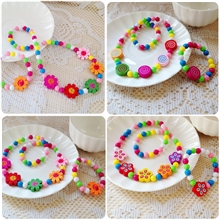 批发韩国儿童饰品宝宝发夹儿童头饰彩色糖果色儿童项链手链