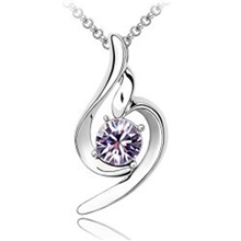 厂家促销爆卖全网最低价幸运天使柔美水晶项链-好运爱情