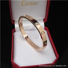 超薄内六角镀18K金银小卡永不褪色送螺丝刀手环手镯螺丝手镯